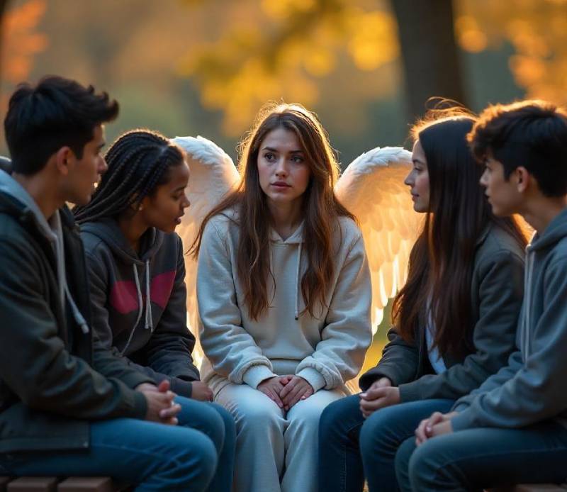 Angel healing for teens